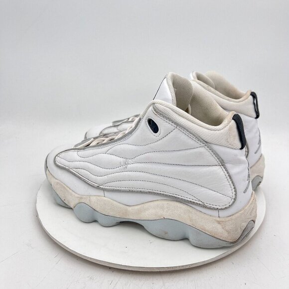 Nike Air Jordan Pro Strong Pure Money Men Size 10.5 DC8418-103 White Silver Shoe - Picture 7 of 13